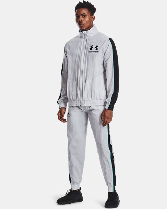 Under Armour UA Woven Track Sweatshirt Herre Grå / Sort | a2iI2IPSiSc