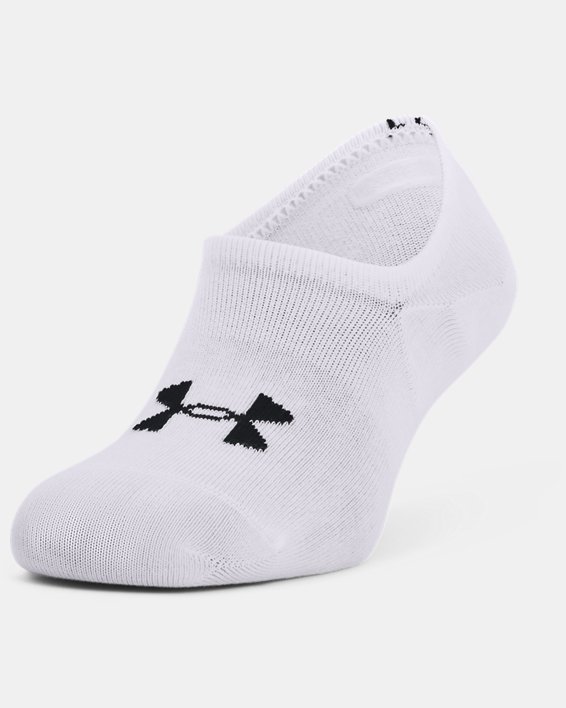 Under Armour Unisex UA Core Ultra Lo 3-Pack Sokker Herre Hvide / Sort | Jy62cKIWNKd