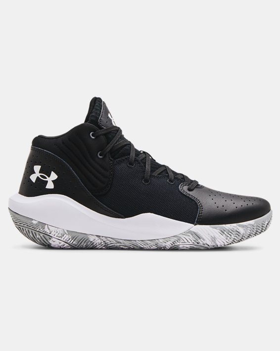 Under Armour Unisex UA Jet '21 Basketball Sko Herre Sort / Hvide | uYn7Z2jlkpj